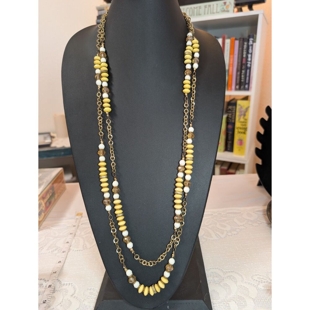 Chico’s Style Convertible 3-in-1 Multi-Strand Statement Necklace